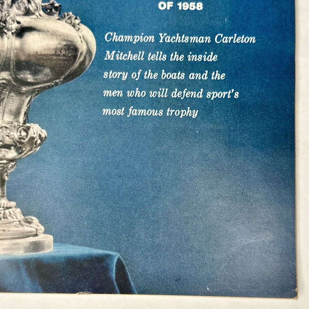 Sports Illustrated May 12 1958 Americas Cup Carleton Mitchell - Picture 4 of 14